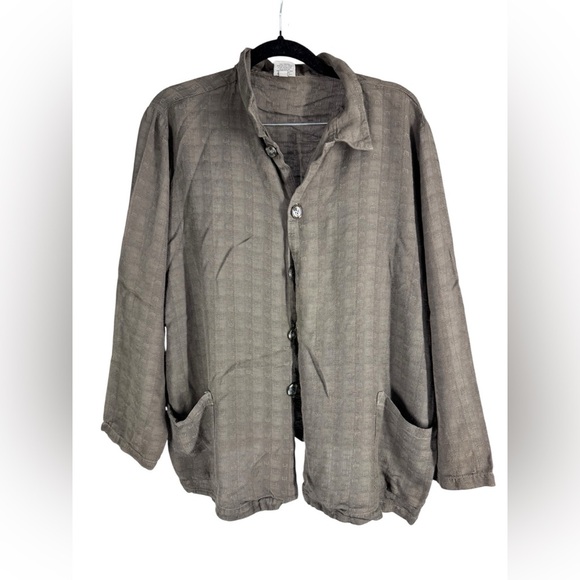 CP Shades oversized small button front shirt jacket - Picture 1 of 7